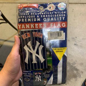 New‎ York Yankees MLB Flag Only 44x28 Applique and Embroidered Flag Banner